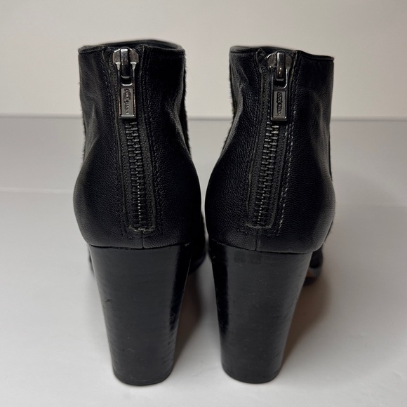 Cole Haan Grand Ambition Block Heel Calf Hair Upper Ankle Boots, Rodeo Western - Picture 6 of 16